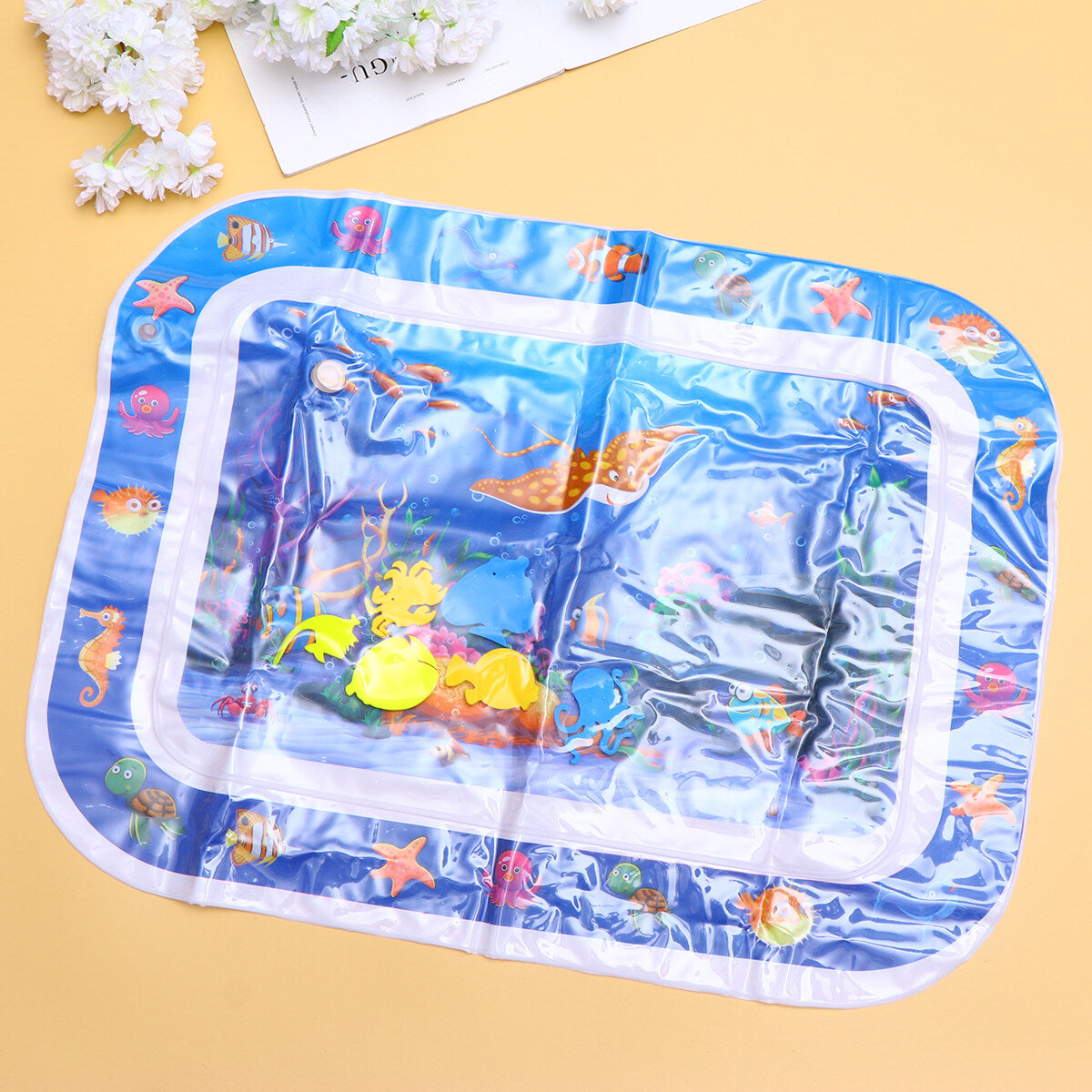 Inflatable Crawling Cushion Water Play Mat (Blue) C488232