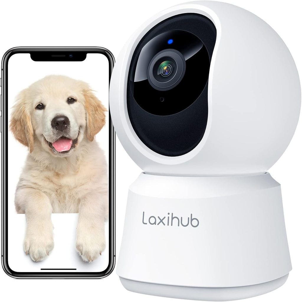 White 1080P FHD Security Camera with Night Vision, Pack of 2 N632820