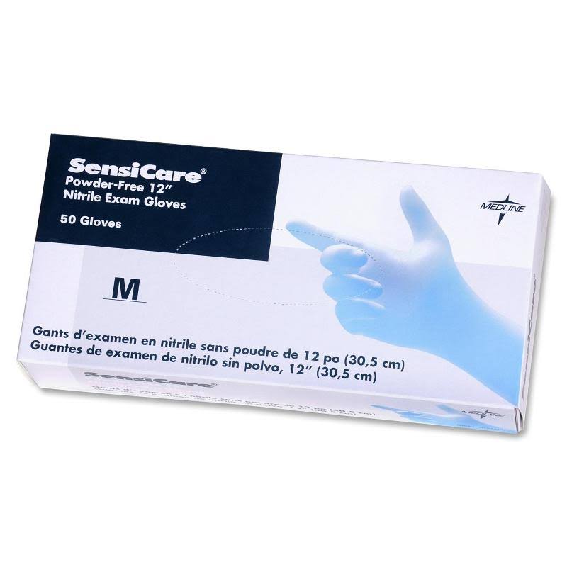 Blue Medium Nitrile Exam Gloves G619