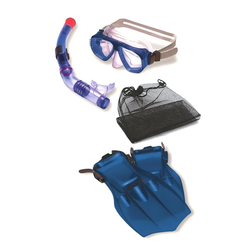Snorkeling Set with Mask, Snorkel and Fins G638625