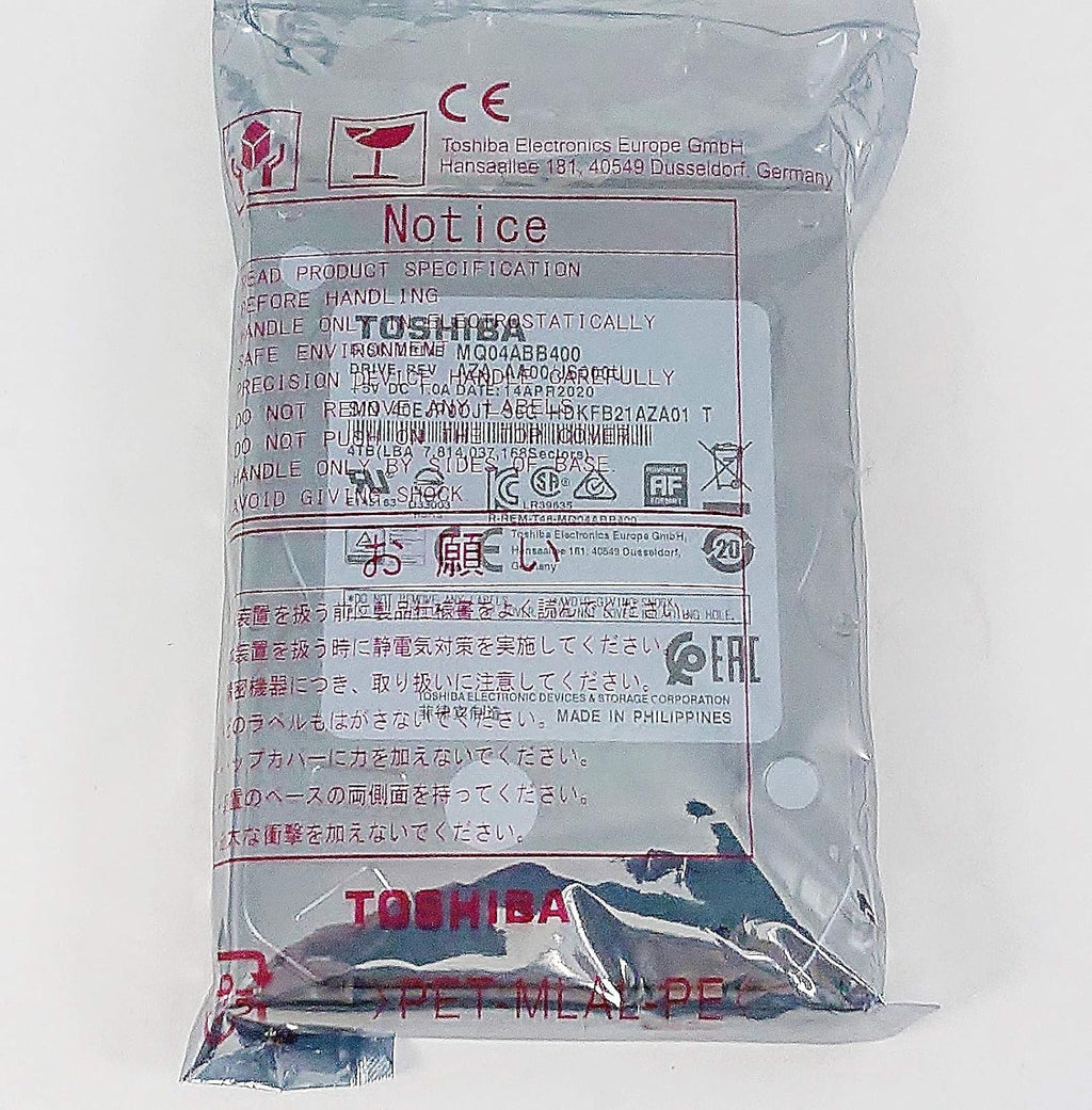 Thick 15mm 2.5 inch Hard Disk Drive 4TB 5400RPM SATA X130647