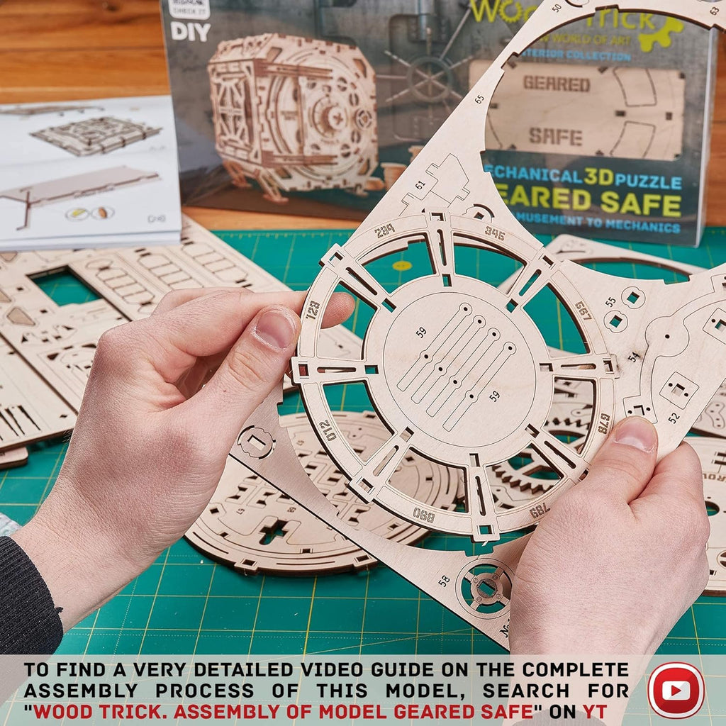 Wooden Model Kit 3D Puzzle Pack of 2 Z63129
