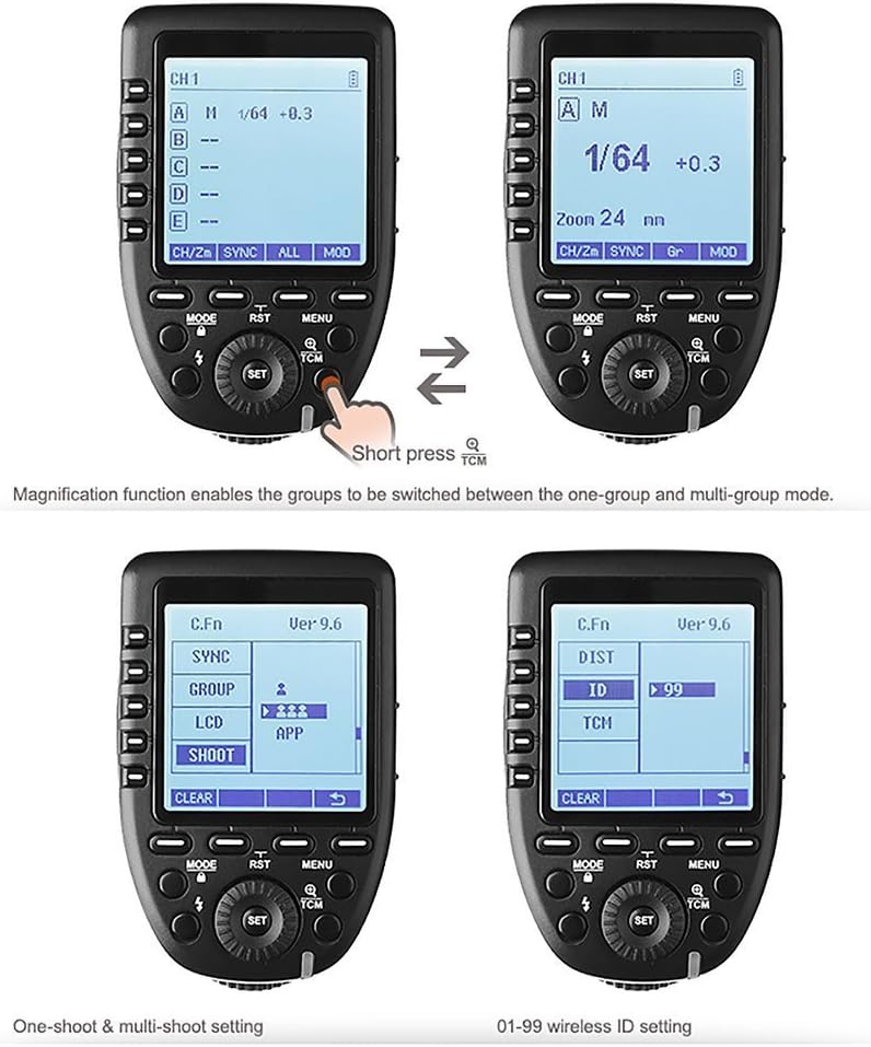 Wireless Flash Trigger with Cleaning Kit Pack of 2 K511