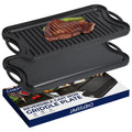 Preseasoned Cast Iron Reversible Griddle Plate Pan V4142