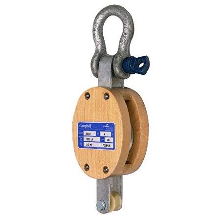 Galvanized 4in Single Wood Shell Block G3904