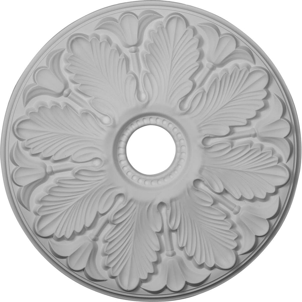 24 1/2x22OD x 3 1/2x22ID x 1x22P Hand-Painted Gold Ceiling Medallion G78474