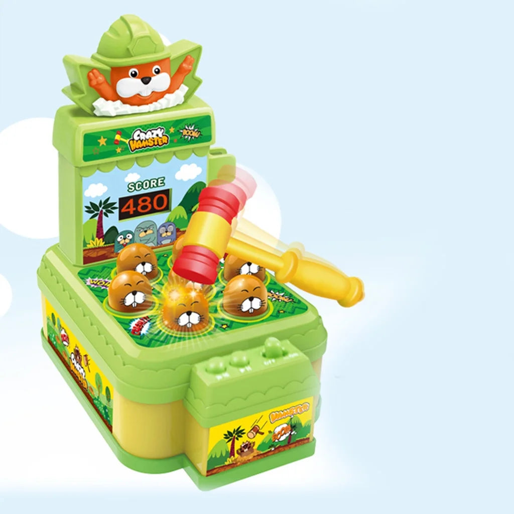 Electronic Arcade Whack A Mole Game Toy with Hammer O58209