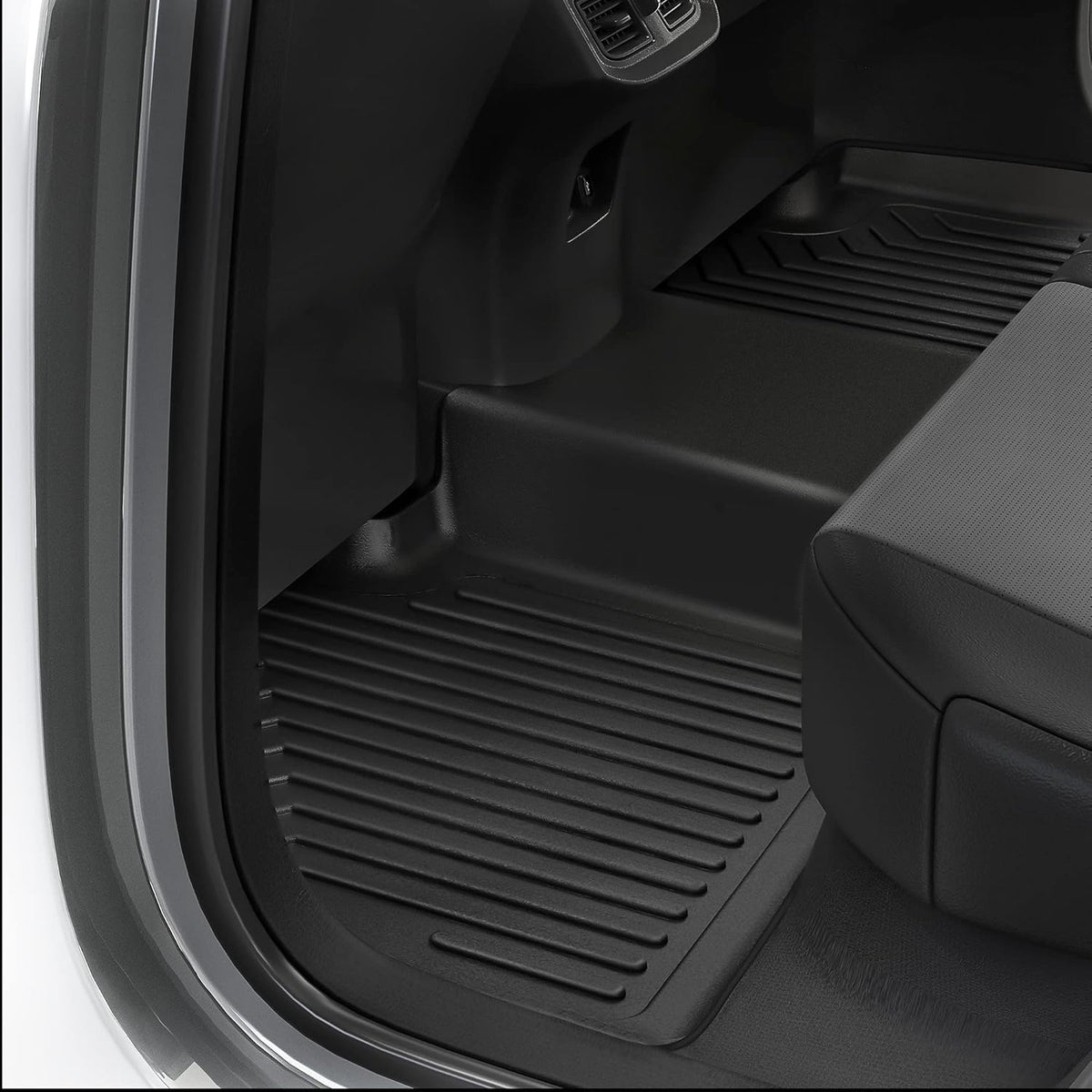 Black TPE Floor Mats Full Set Liners M94023