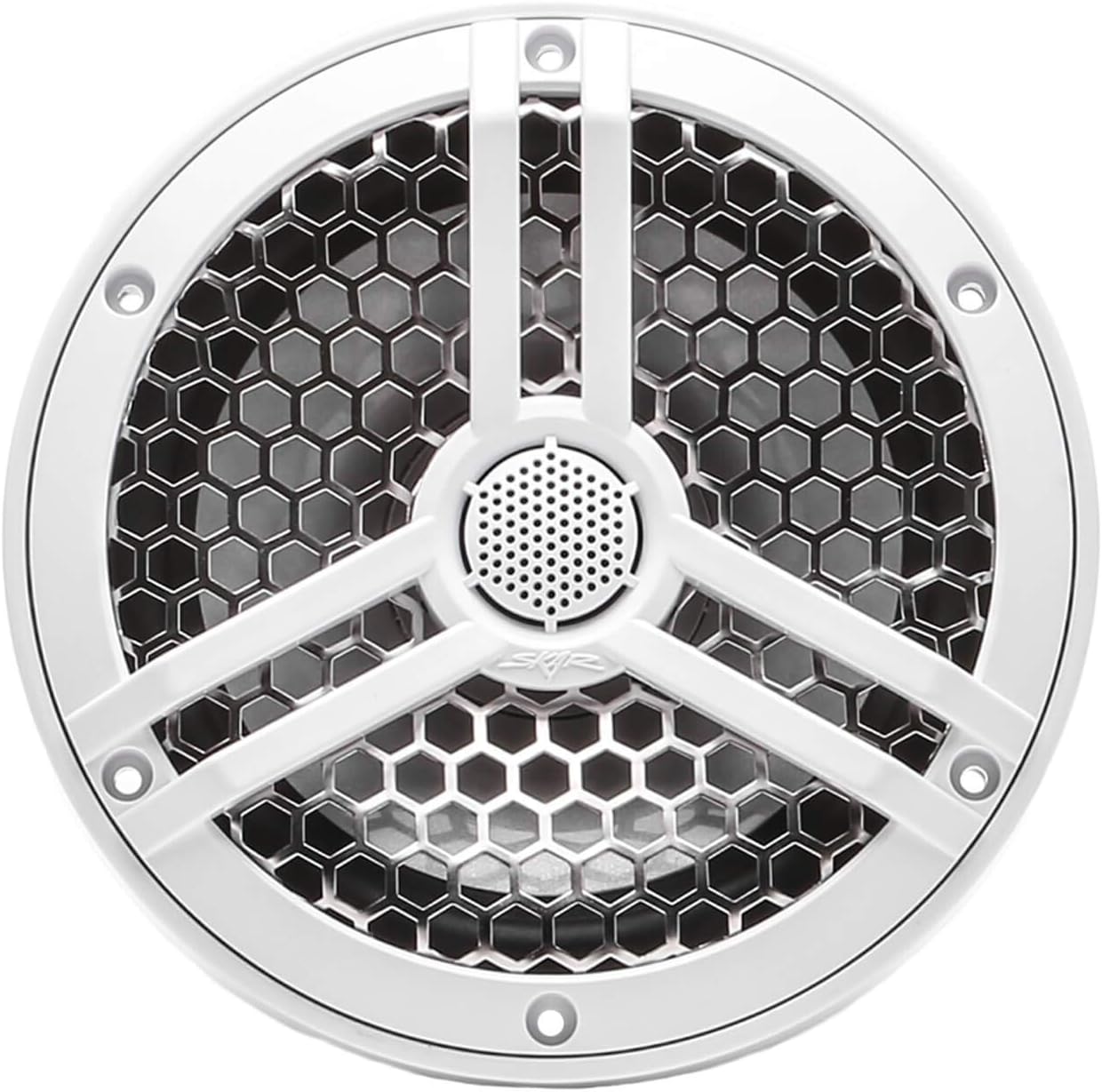 8" 2-Way Marine Coaxial Speakers Pair (Black) R677