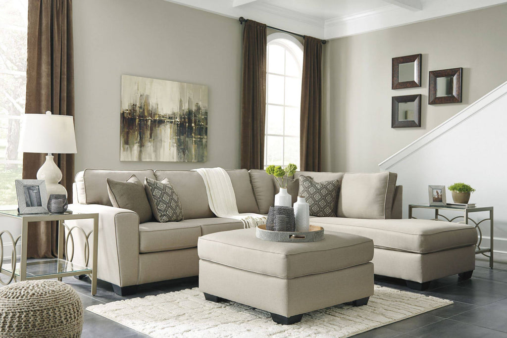 Oversized Accent Ottoman Ecru Z331639