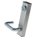 Fail-Secure Standard Entry Trim with Round Lever Handle in Satin Stainless J881