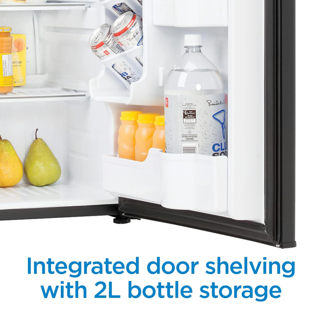 2.6 Cubic Feet Compact Freestanding Refrigerator, Black X636