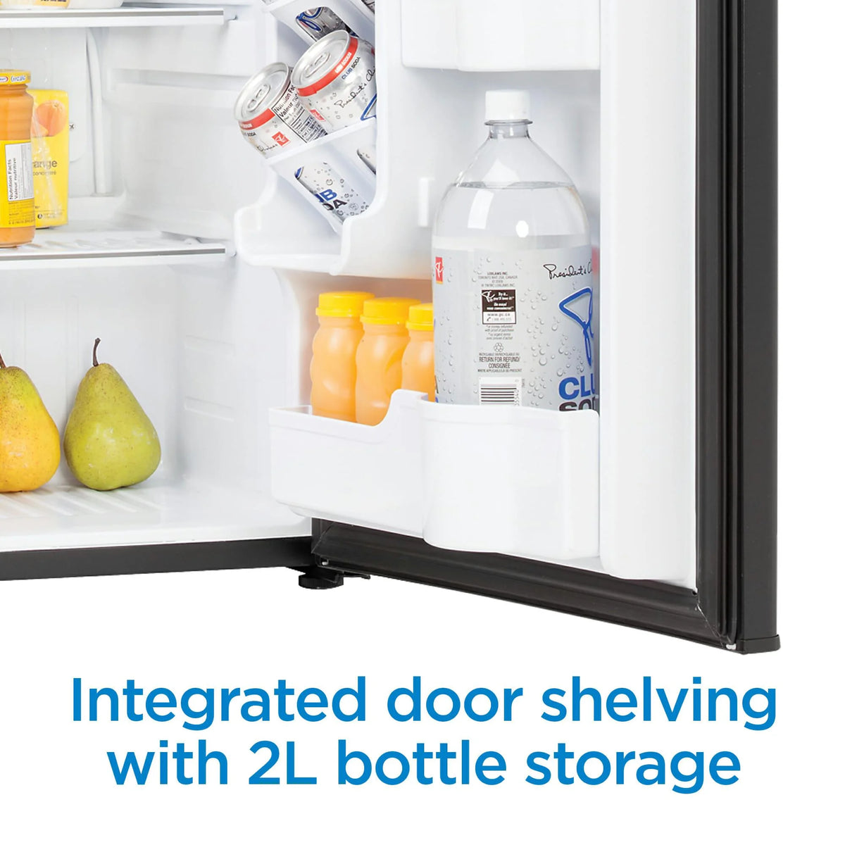 2.6 Cubic Feet Compact Freestanding Refrigerator, Black X636