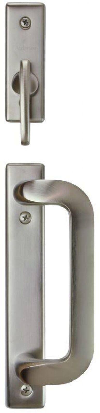 2-Panel Gliding Patio Door Hardware Set in Satin Nickel G59898