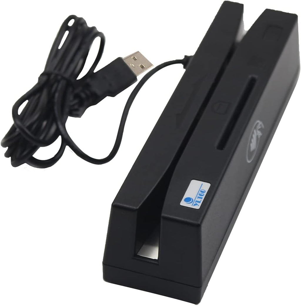 USB 4 in 1 Magnetic Card Reader with EMV Chip, PSAM, NFC Card Reader Writer F1020