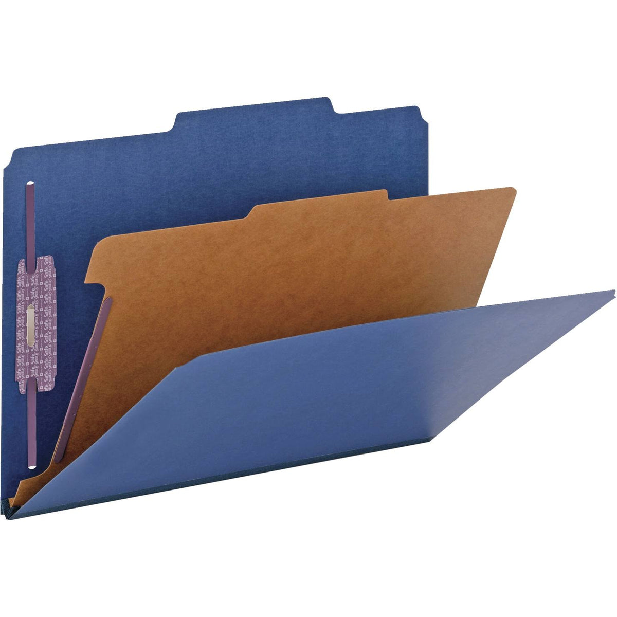 Legal Pressboard Classification Folders with 1 Divider G88480