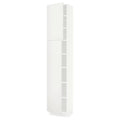 White High Cabinet with Shelves and 2 Doors R344