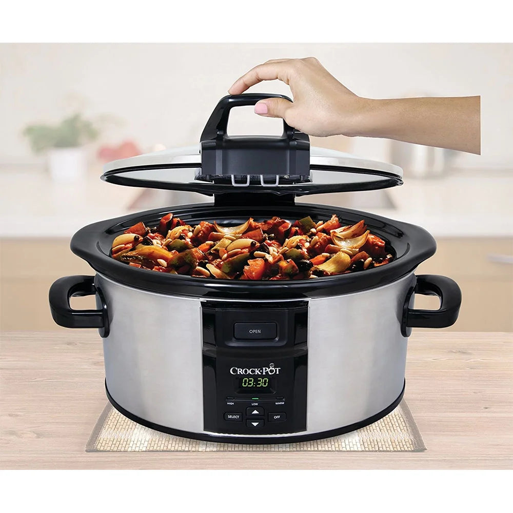 6 Qt Stainless Steel Slow Cooker A7062