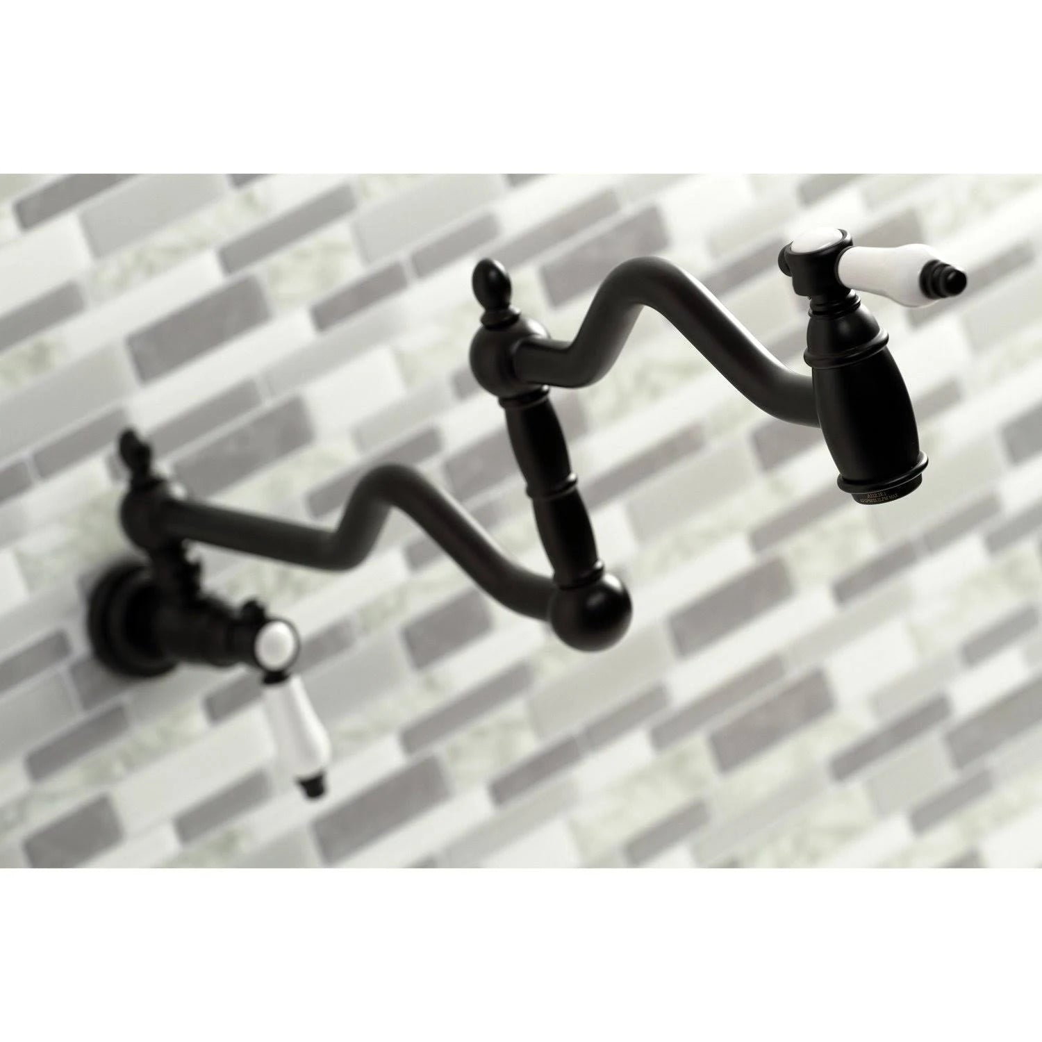 Matte Black Wall Mount Pot Filler X392
