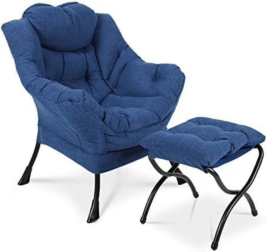 Modern Velvet Fabric Reclining Armchair with Side Pocket Z475900