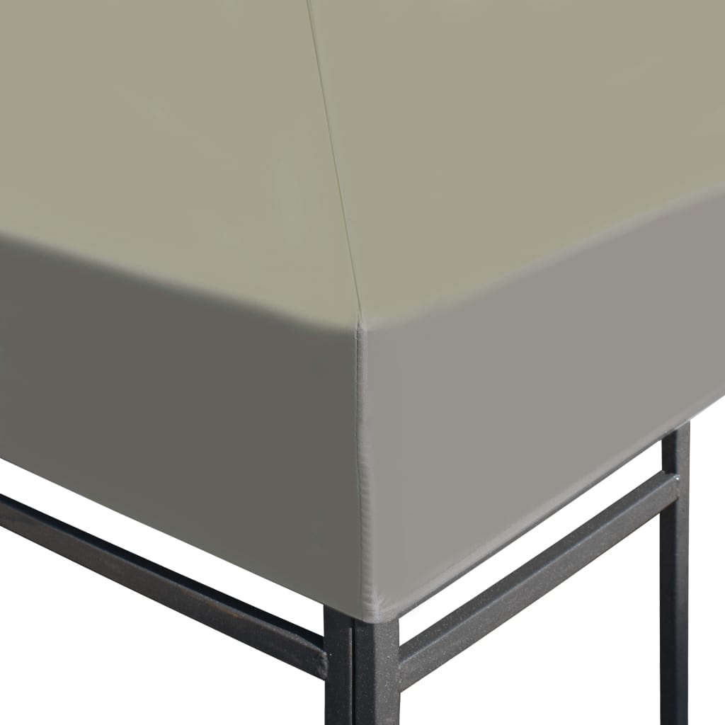 Beige 10 x 13 ft Waterproof Gazebo Replacement Canopy Cover F3120
