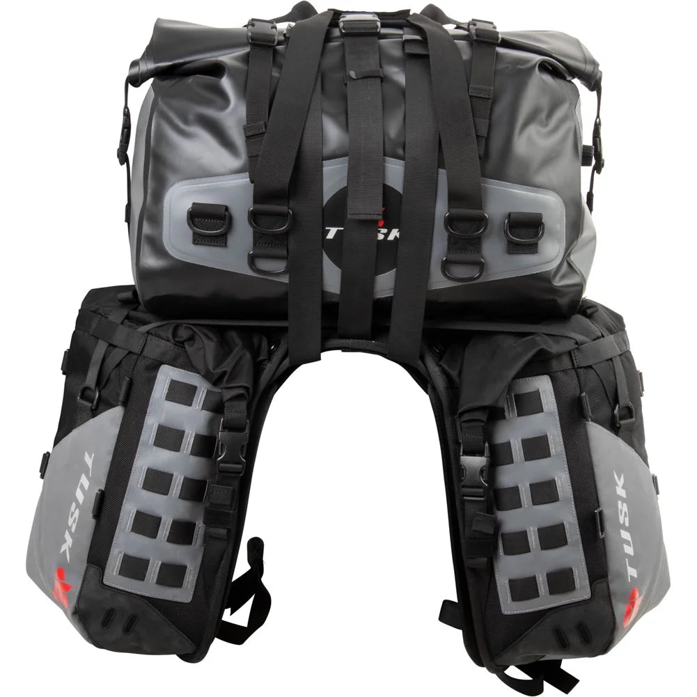 Rackless Luggage System with Medium Dry Duffel Tail Bag Standard Heat Shield L5673