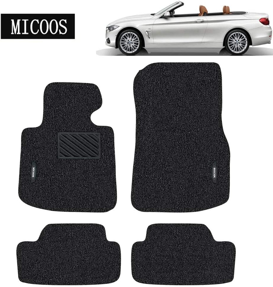 Black All Weather Heavy Duty Waterproof Floor Mat Set M73502