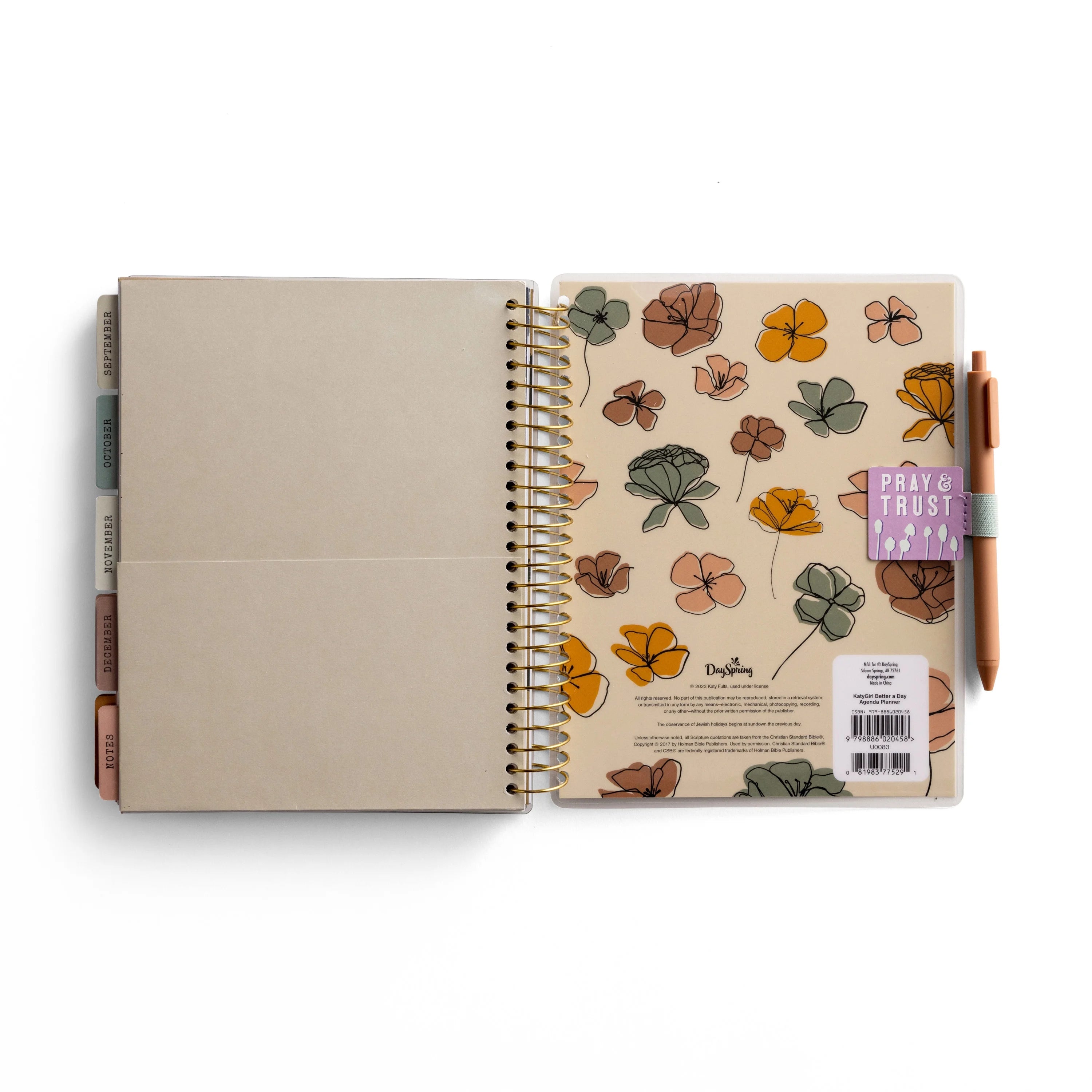 18 Month Devotional Planner (Spiral Bound) Z400361