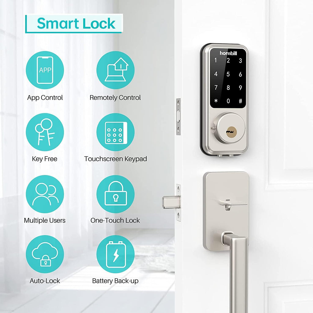 Smart Lock with Touch Screen Keypads and App Control L7461