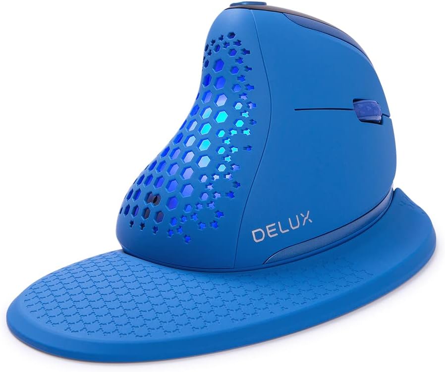 Wireless Ergonomic Vertical Mouse with OLED Screen, 7200DPI, Rechargeable X949