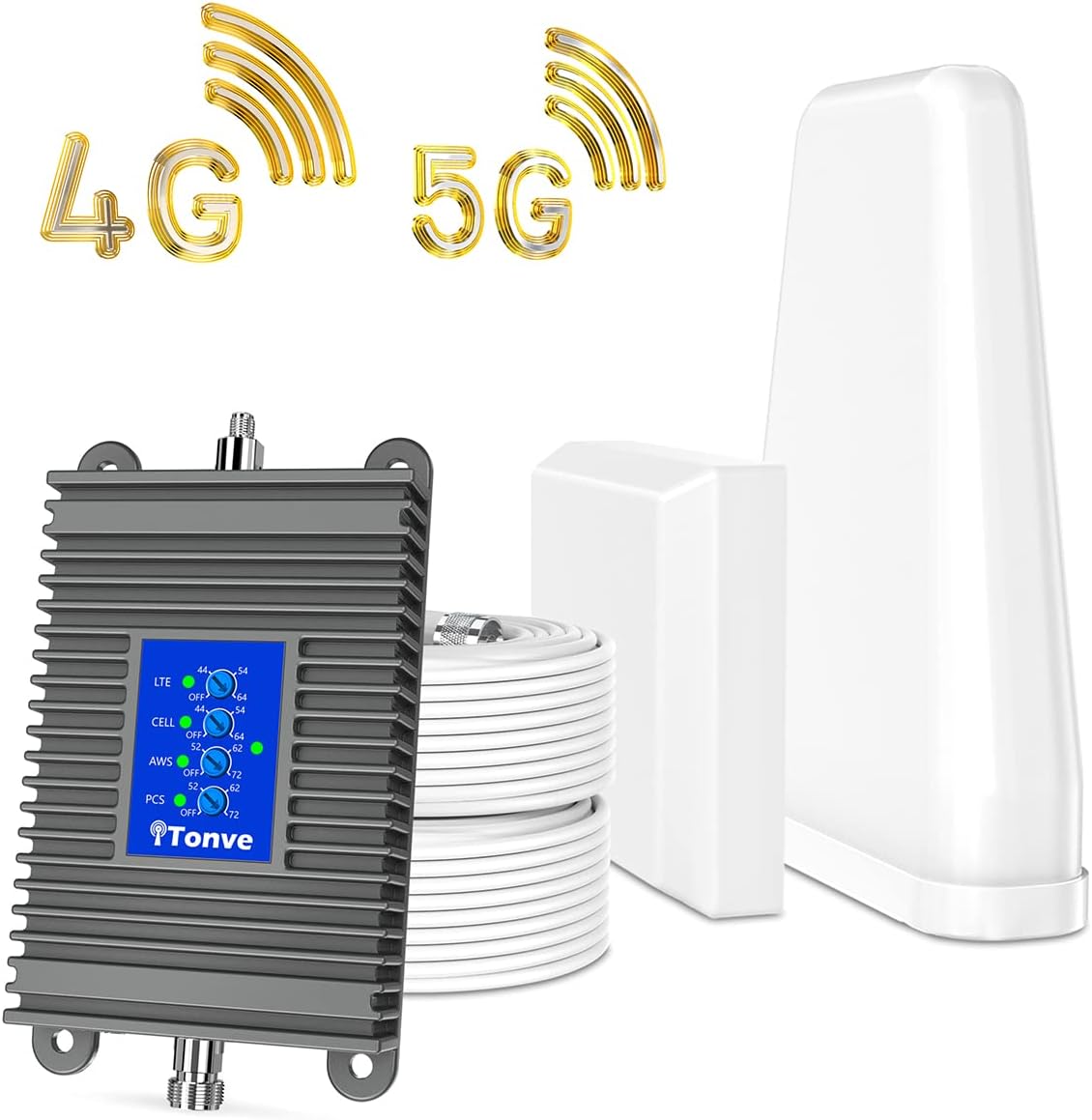 Cell Phone Signal Booster for 5G 4G LTE, Up to 5,500 Sq Ft R368766