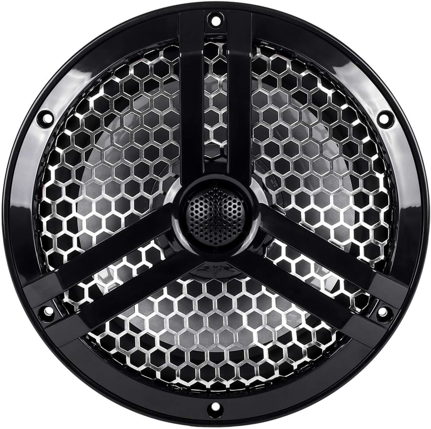 8" 2-Way Marine Coaxial Speakers Pair (Black) R677