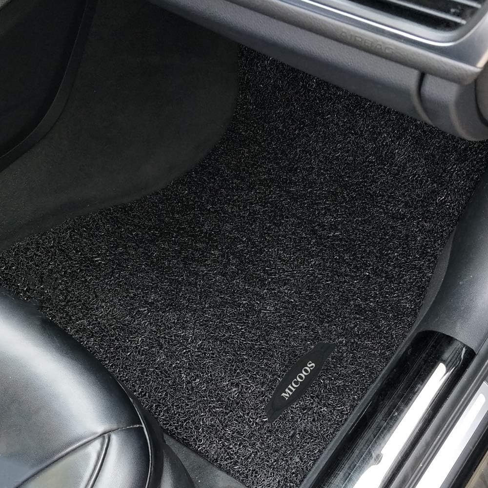 Black All Weather Heavy Duty Waterproof Floor Mat Set M73502