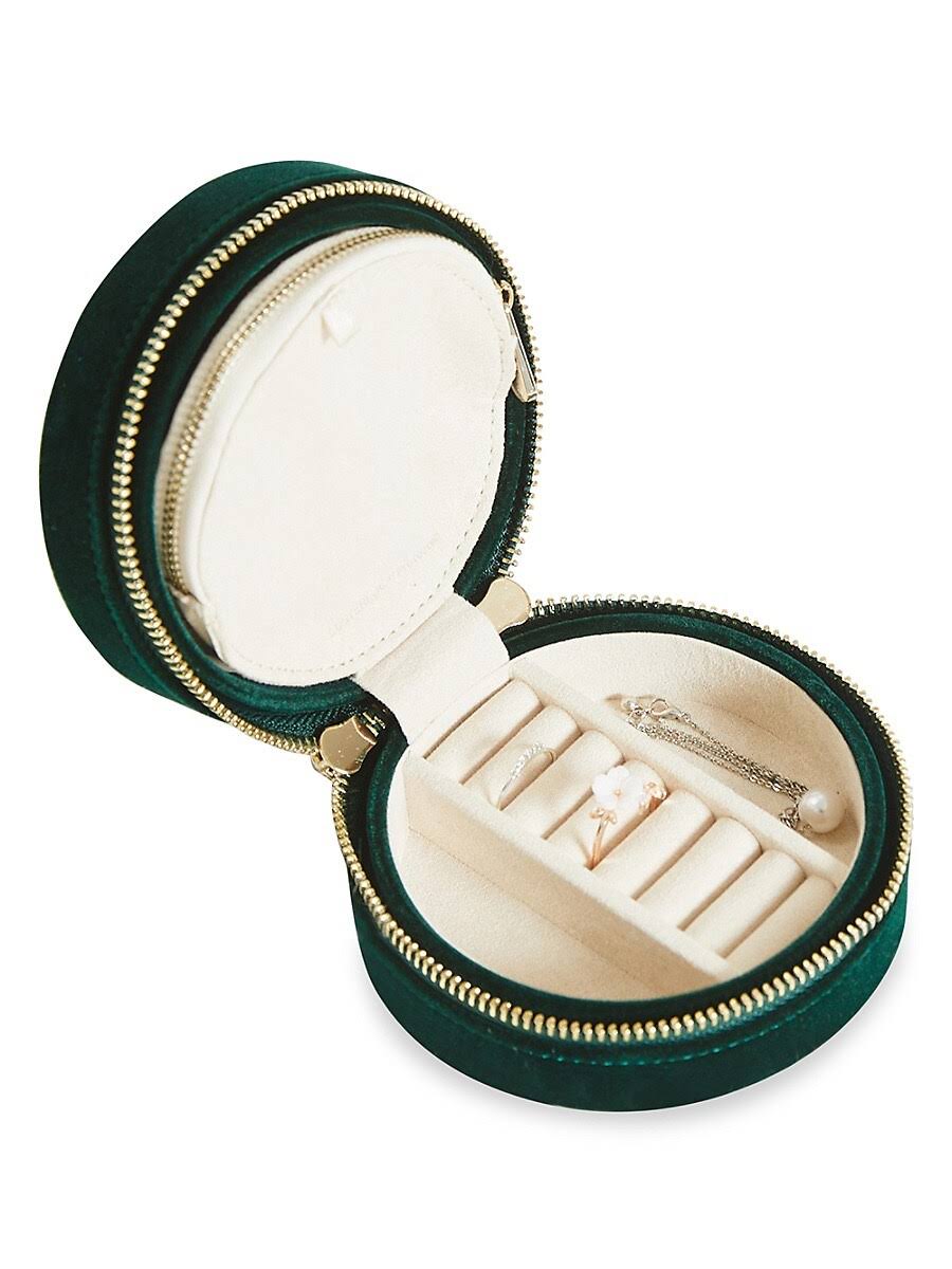 Grey Mink Round Travel Case M7484