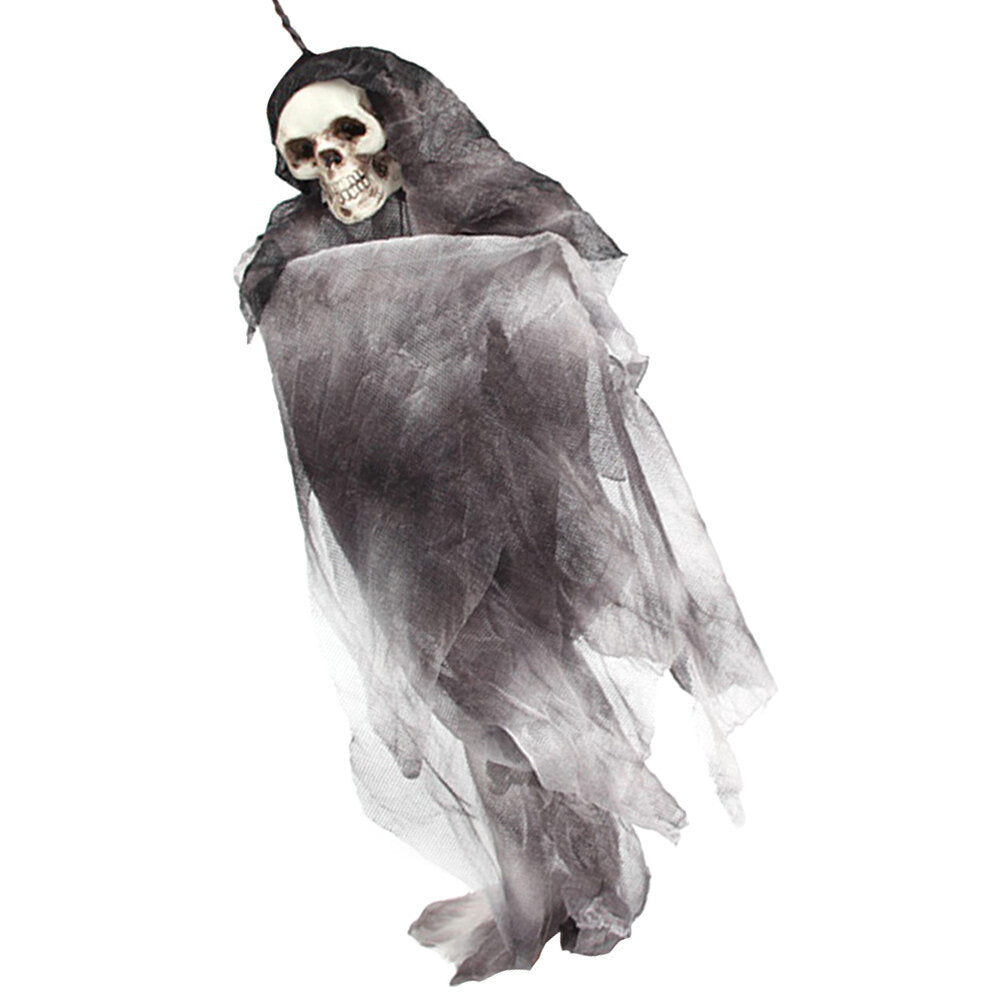 Halloween Scary Skull Doll Decoration Prop (Grey) O343232