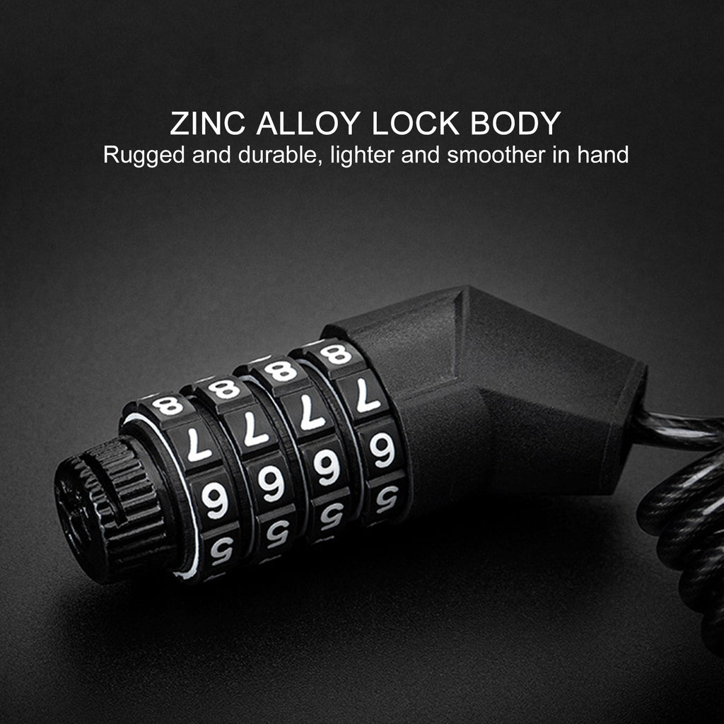 Motorcycle Helmet Lock Resettable Bike Wheel Lock G240090