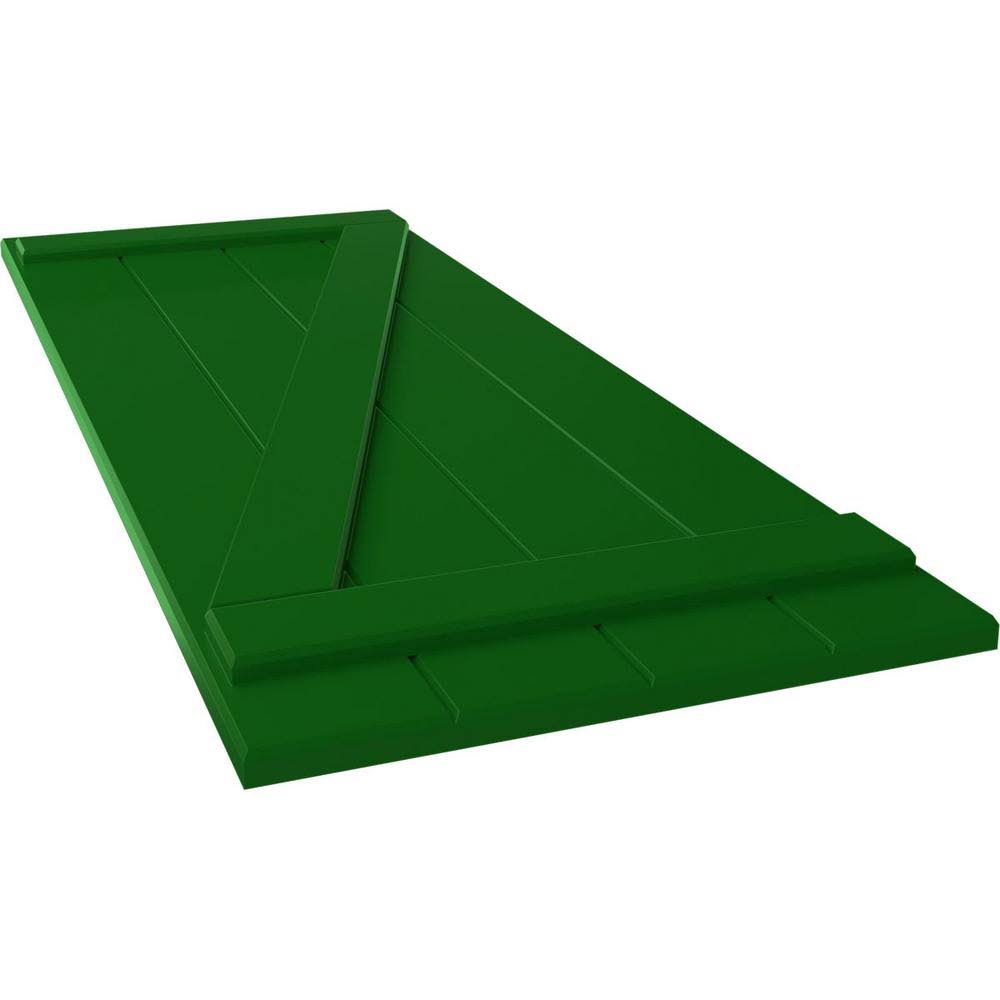 21 1/2x22W x 57x22H PVC Board-n-Batten Shutters D948056