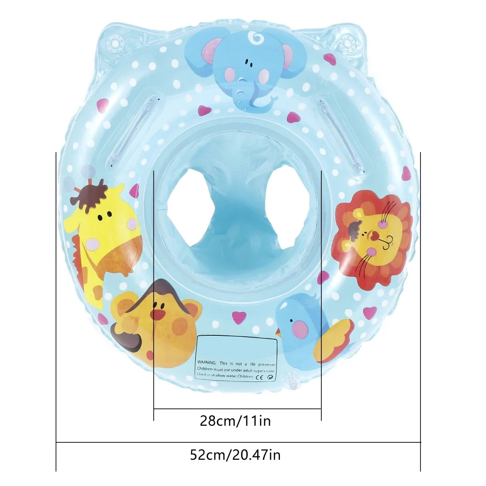 Blue Inflatable PVC Baby Swimming Pool Ring C28461