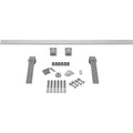 Barn Door Hardware Set with 6 ft Track for 1 3/8 inch Doors, PC Chrome, Track Length: 72 Inch T68226