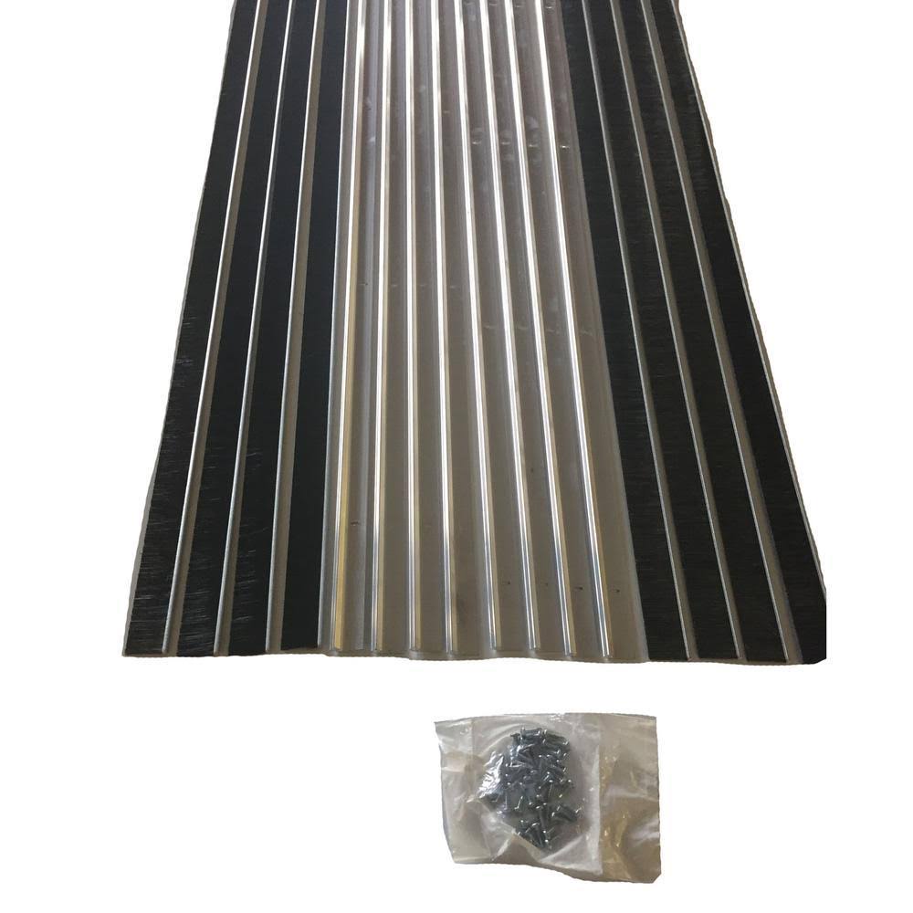 Garage Door Brush Weather Seal with Aluminum Retainer with 1 in. Brush J320