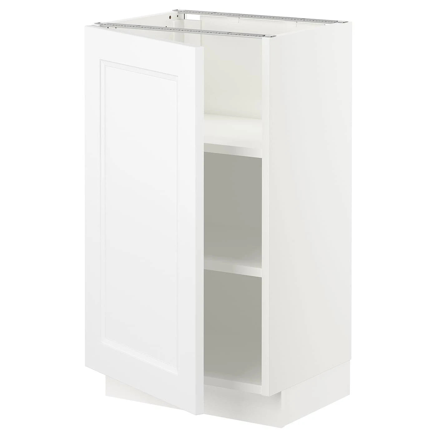 White Base Cabinet with Shelves N85621