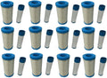 Pack of 9 Air Filters + 9 Pre Filters Combo Y2800