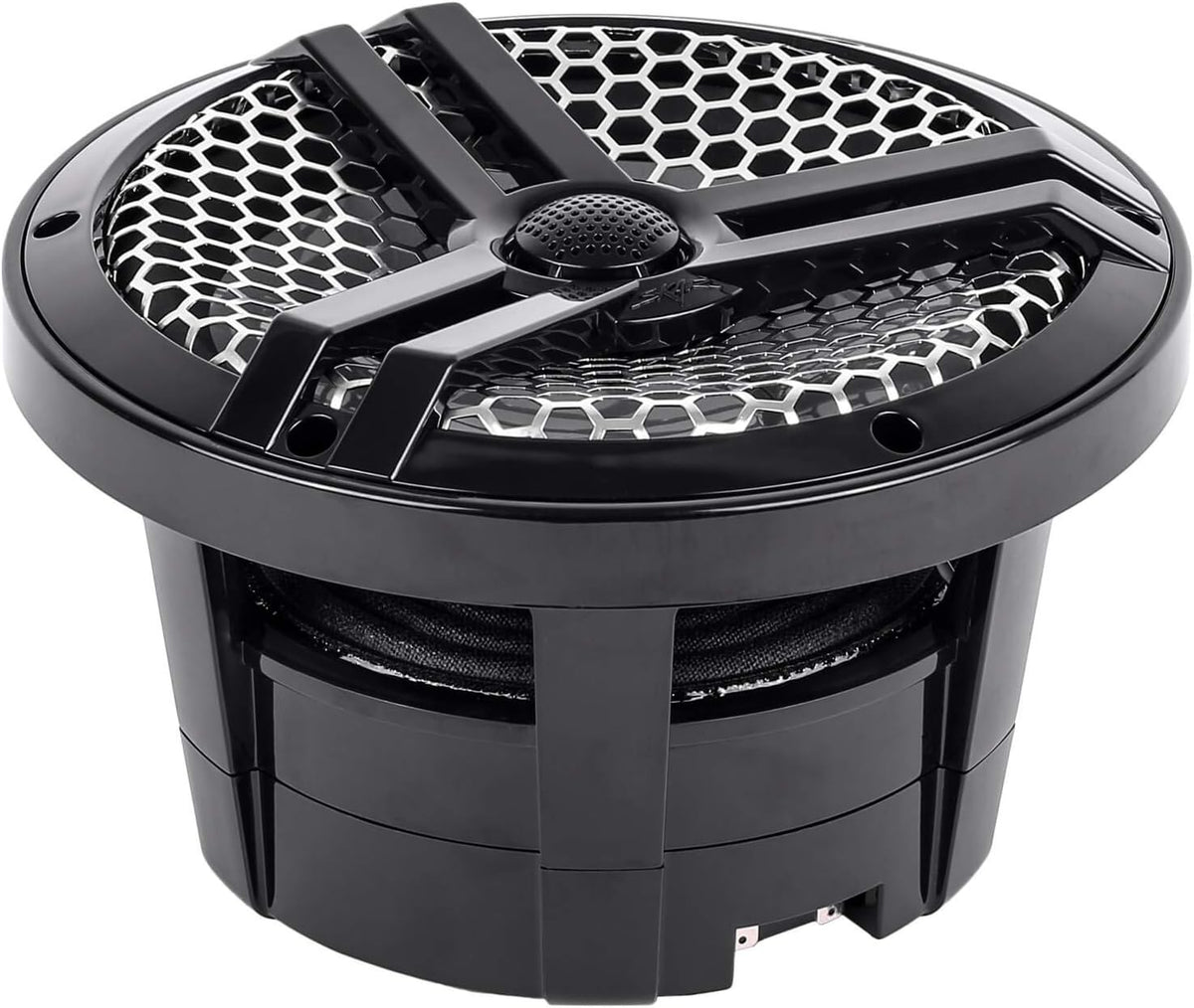 8" 2-Way Marine Coaxial Speakers Pair (Black) R677