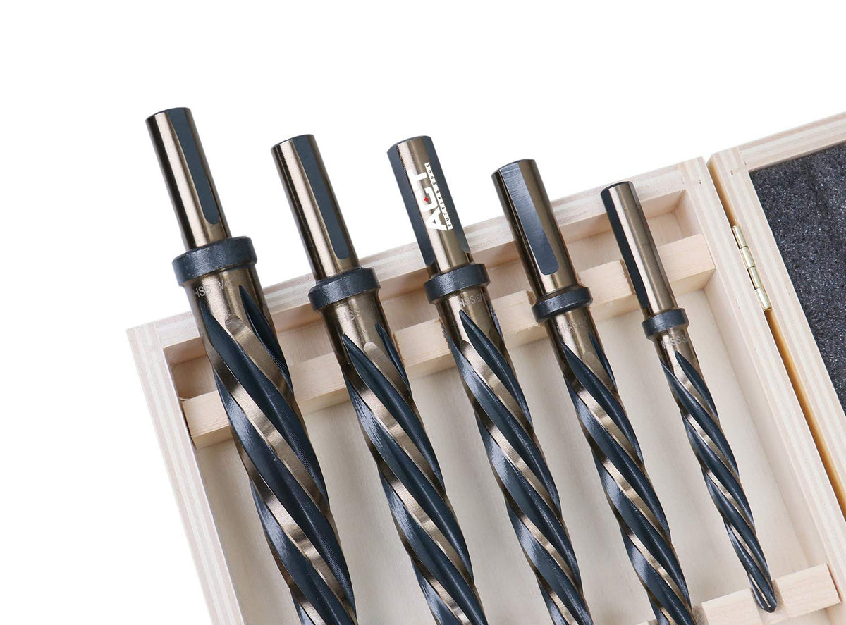 5 Pc H.S.S. Standard Spiral Flute Car Reamer Set U397567
