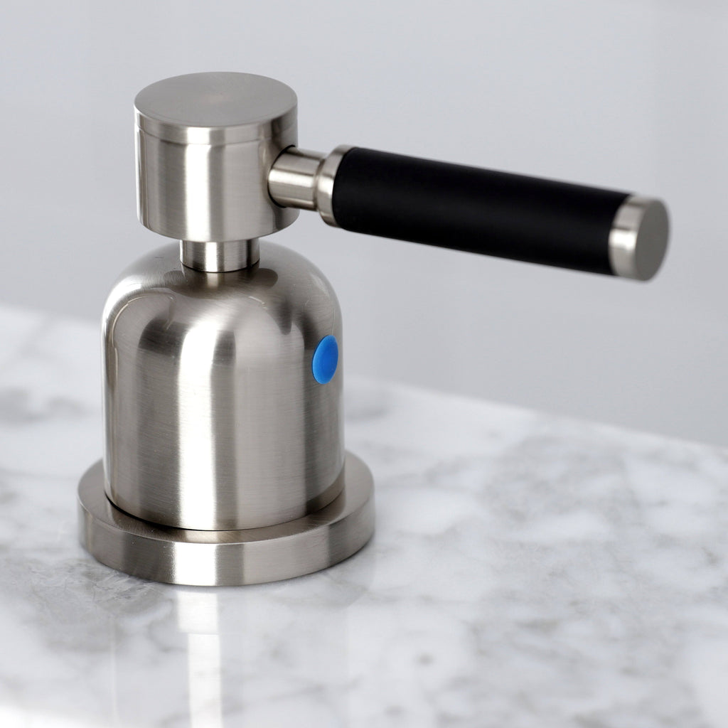 8x22 Widespread Bathroom Faucet, Brushed Nickel F173