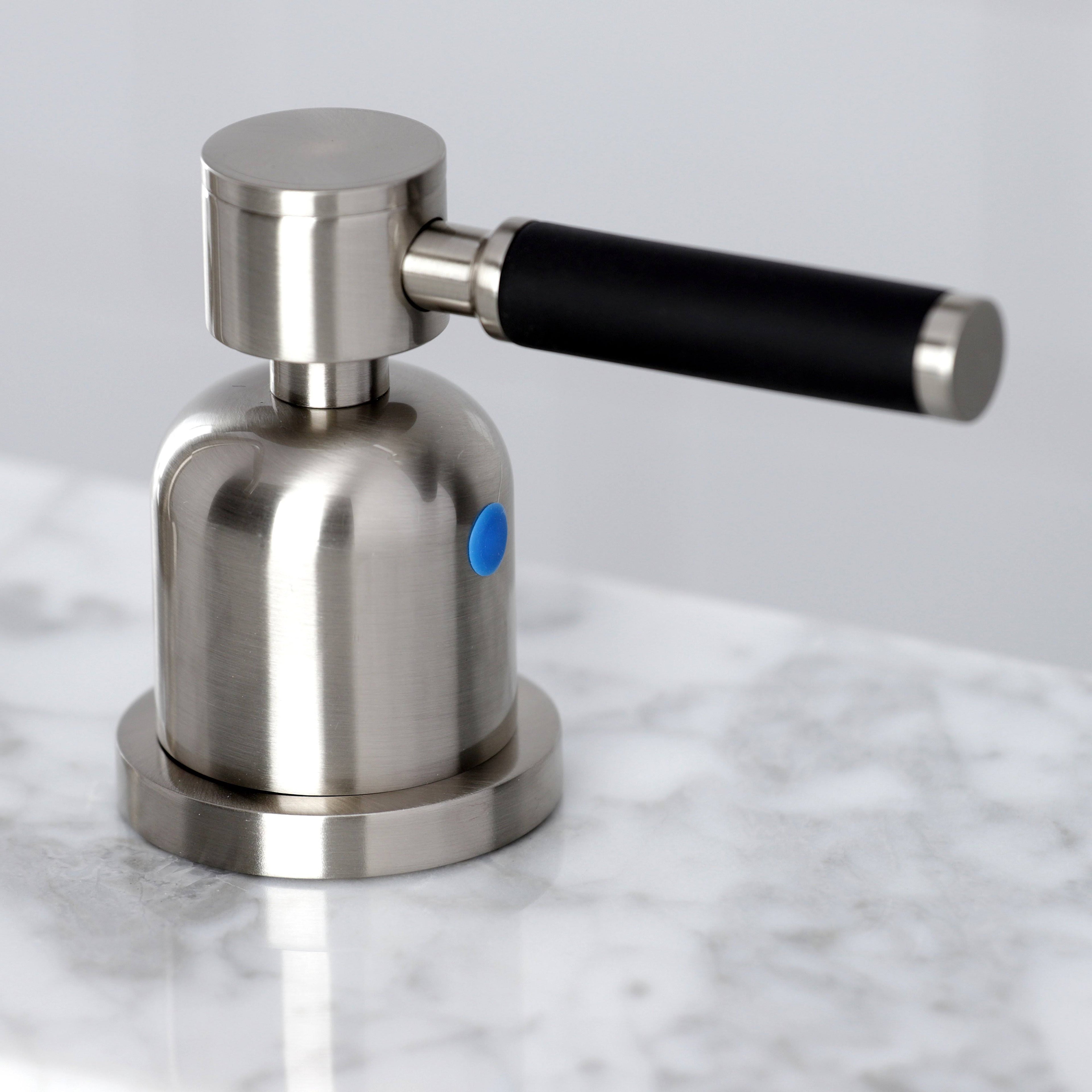 8x22 Widespread Bathroom Faucet, Brushed Nickel F173