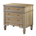 Silver Leaf 3 Drawer Cabinet E709