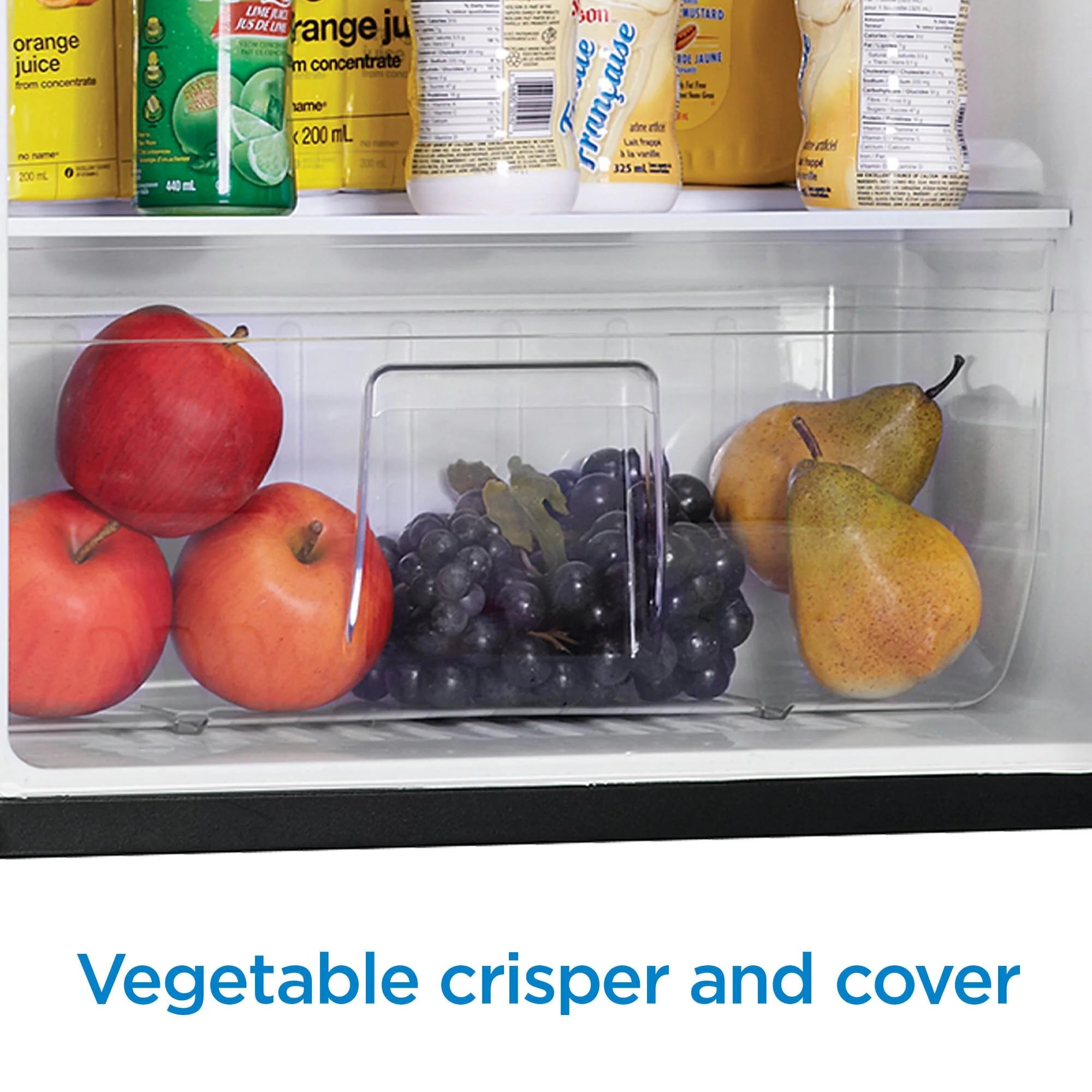 2.6 Cubic Feet Compact Freestanding Refrigerator, Black X636