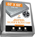 10' x 20' Waterproof Poly Tarp, Pack of 2 D4900