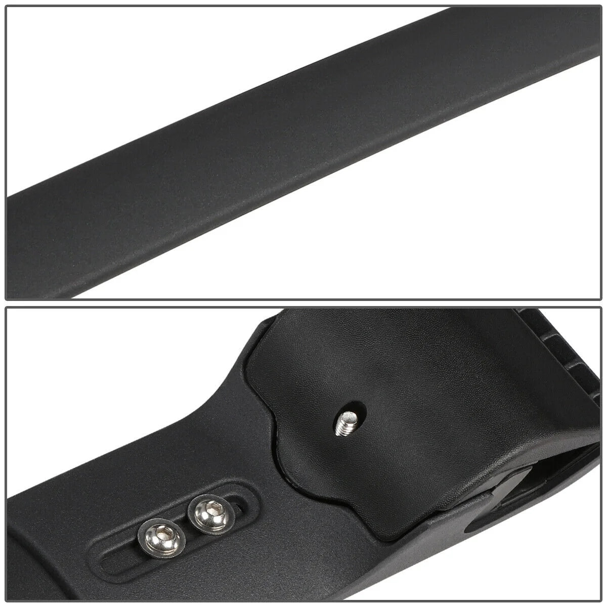Black Aluminum Bolt-On Roof Rail Cross Bar N724